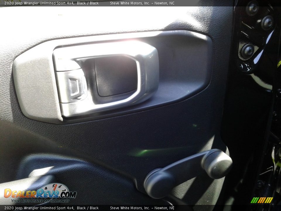 2020 Jeep Wrangler Unlimited Sport 4x4 Black / Black Photo #12