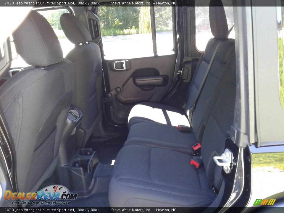 2020 Jeep Wrangler Unlimited Sport 4x4 Black / Black Photo #14
