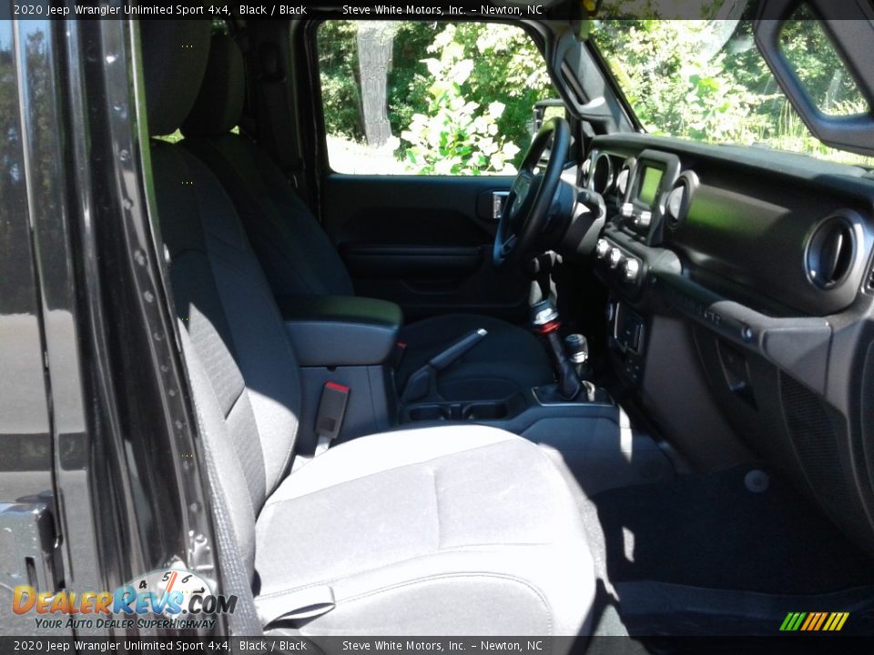 2020 Jeep Wrangler Unlimited Sport 4x4 Black / Black Photo #16