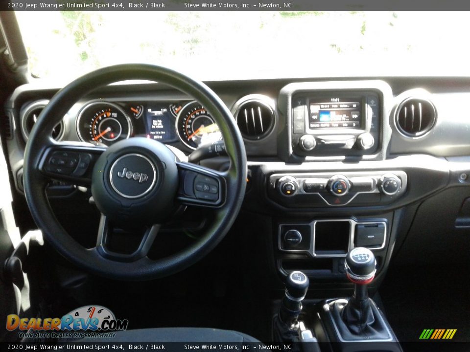 2020 Jeep Wrangler Unlimited Sport 4x4 Black / Black Photo #18
