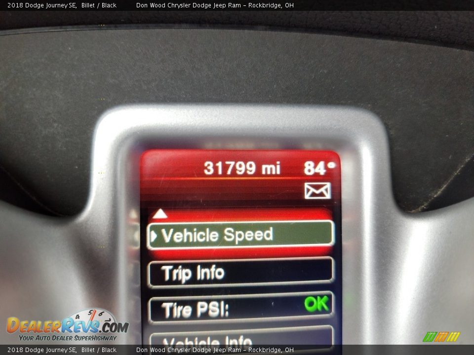2018 Dodge Journey SE Billet / Black Photo #33