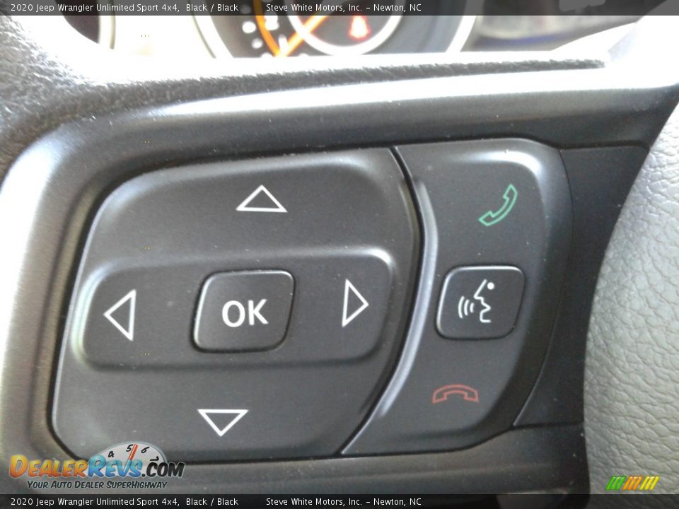 2020 Jeep Wrangler Unlimited Sport 4x4 Black / Black Photo #19