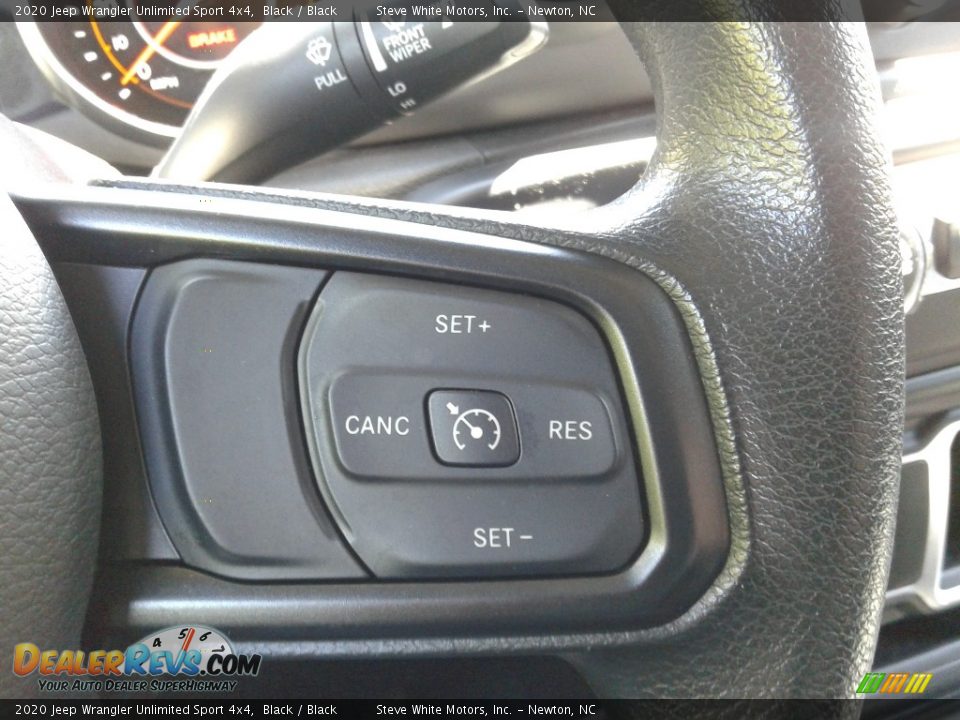 2020 Jeep Wrangler Unlimited Sport 4x4 Black / Black Photo #20