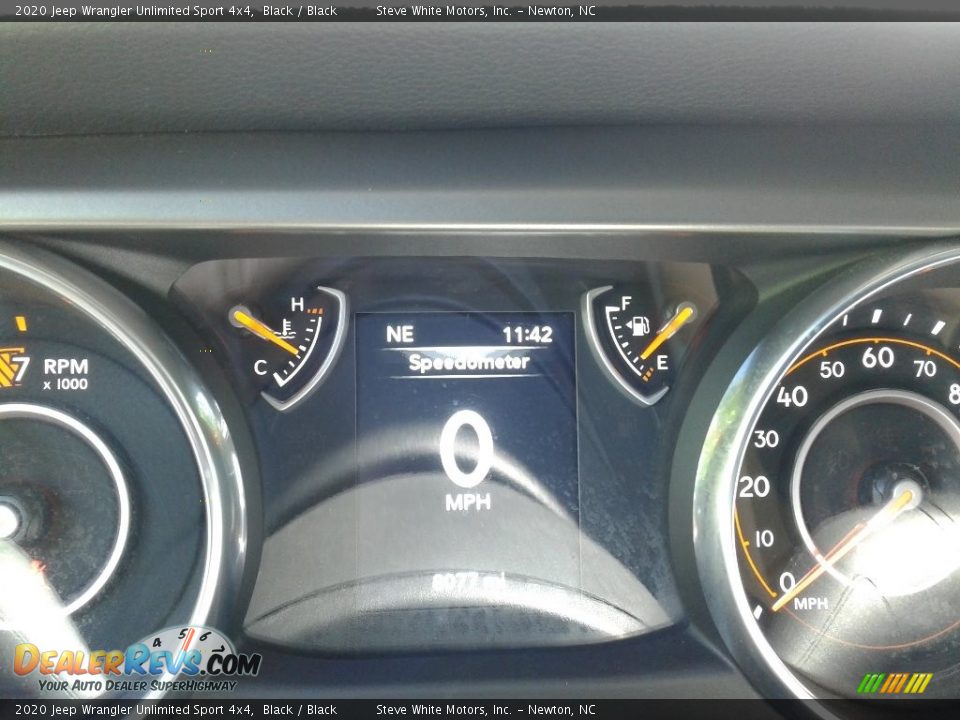 2020 Jeep Wrangler Unlimited Sport 4x4 Black / Black Photo #21