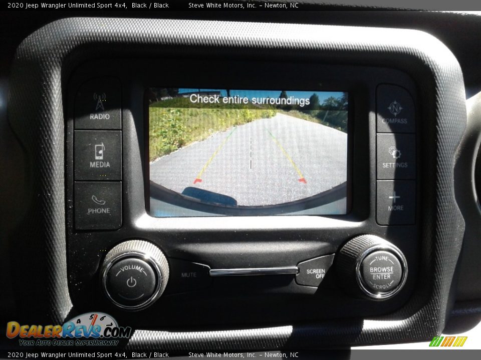 2020 Jeep Wrangler Unlimited Sport 4x4 Black / Black Photo #23