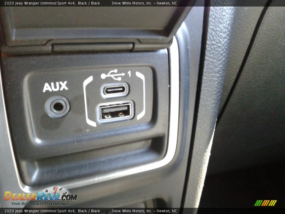 2020 Jeep Wrangler Unlimited Sport 4x4 Black / Black Photo #25