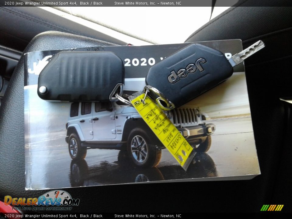 2020 Jeep Wrangler Unlimited Sport 4x4 Black / Black Photo #27