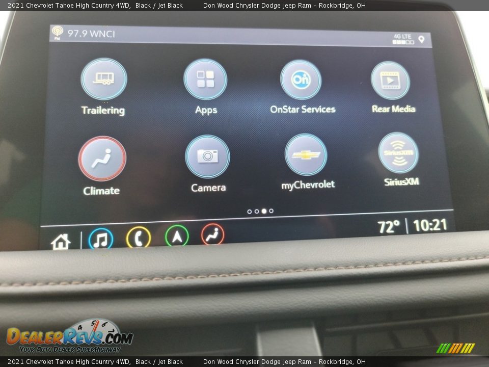 2021 Chevrolet Tahoe High Country 4WD Black / Jet Black Photo #2