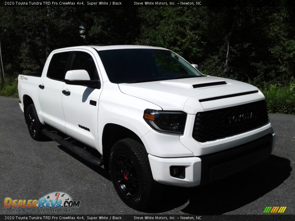 2020 Toyota Tundra TRD Pro CrewMax 4x4 Super White / Black Photo #5