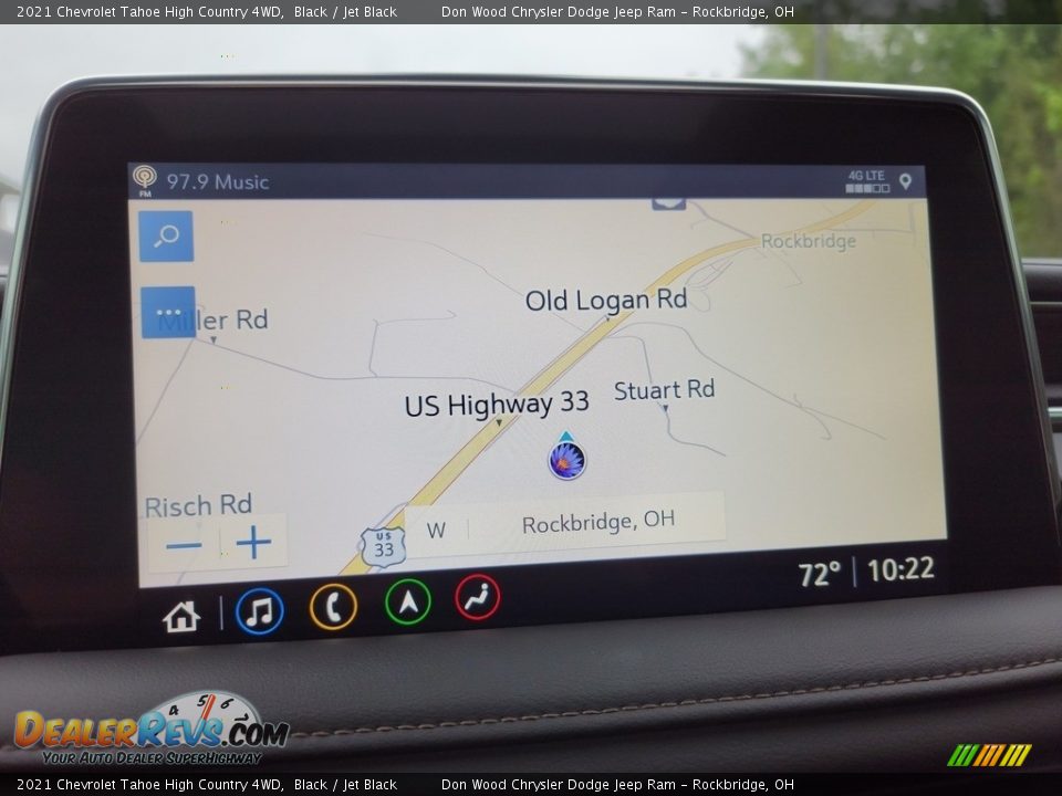 2021 Chevrolet Tahoe High Country 4WD Black / Jet Black Photo #5