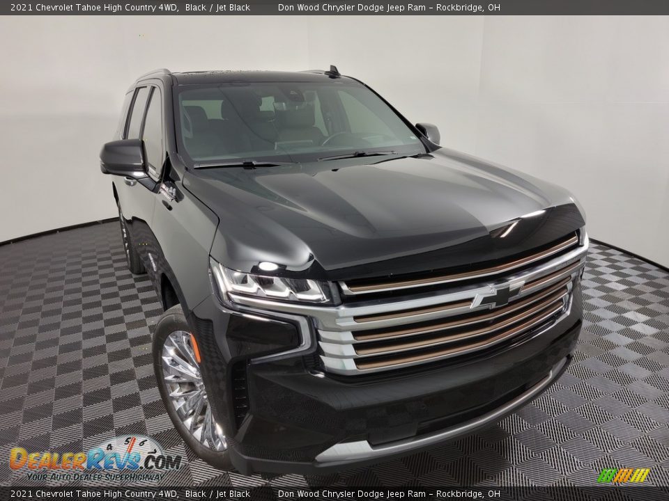 2021 Chevrolet Tahoe High Country 4WD Black / Jet Black Photo #8