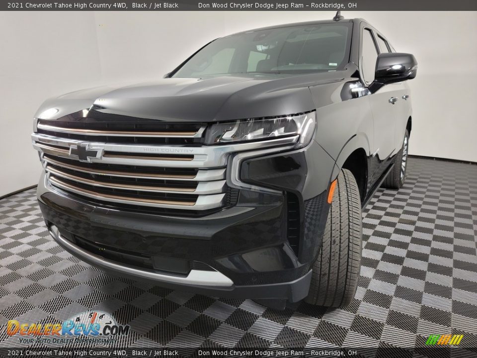 2021 Chevrolet Tahoe High Country 4WD Black / Jet Black Photo #10