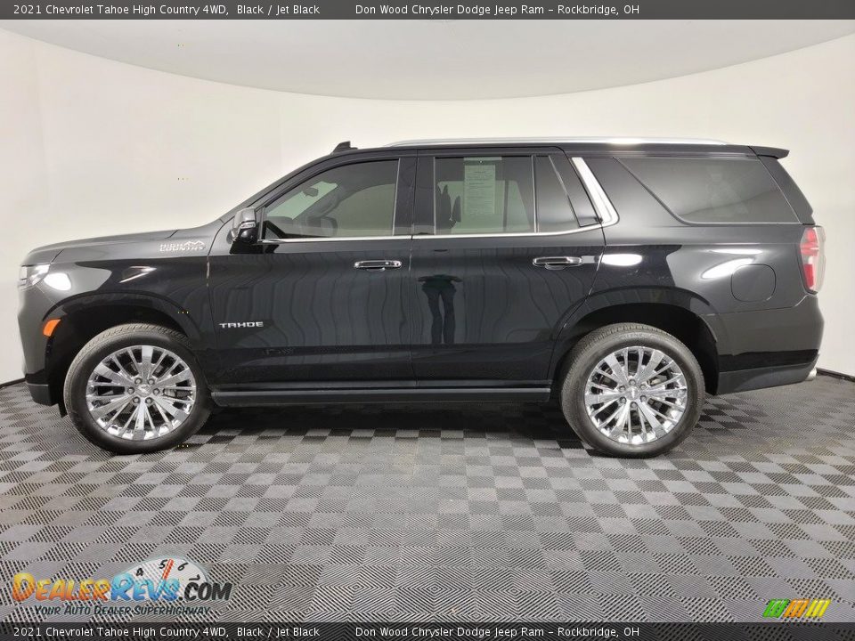2021 Chevrolet Tahoe High Country 4WD Black / Jet Black Photo #11