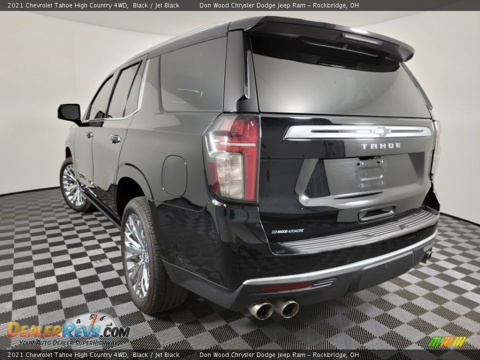 2021 Chevrolet Tahoe High Country 4WD Black / Jet Black Photo #12