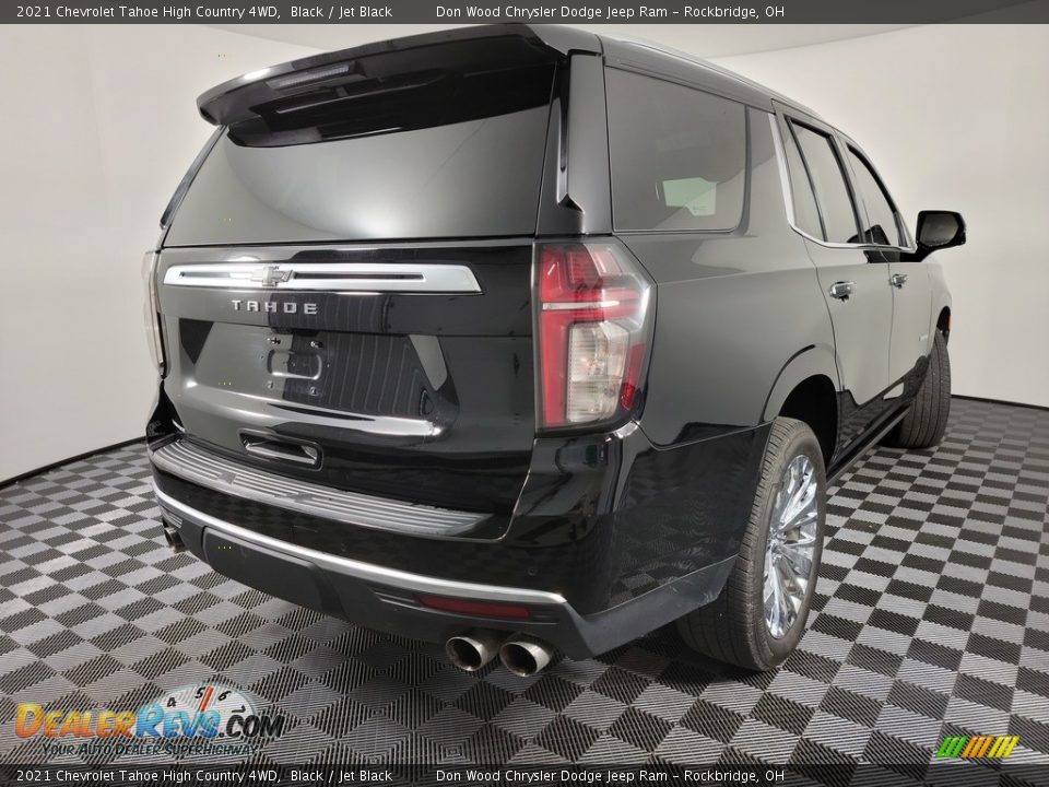 2021 Chevrolet Tahoe High Country 4WD Black / Jet Black Photo #14