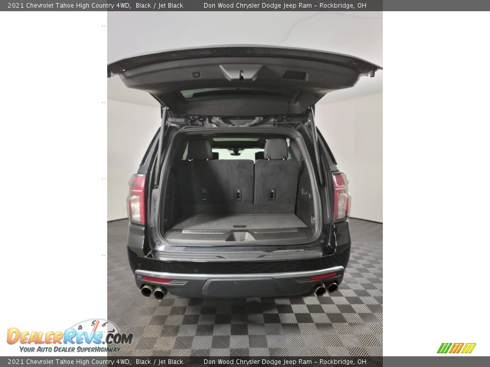 2021 Chevrolet Tahoe High Country 4WD Black / Jet Black Photo #16