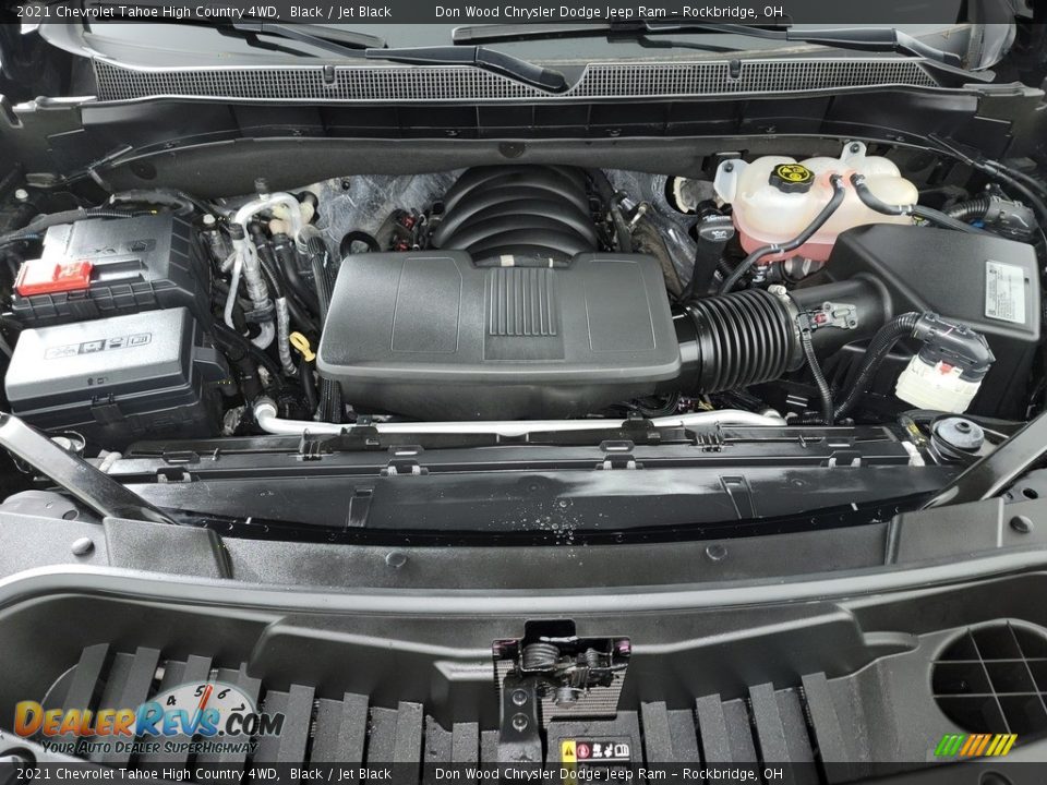 2021 Chevrolet Tahoe High Country 4WD Black / Jet Black Photo #17