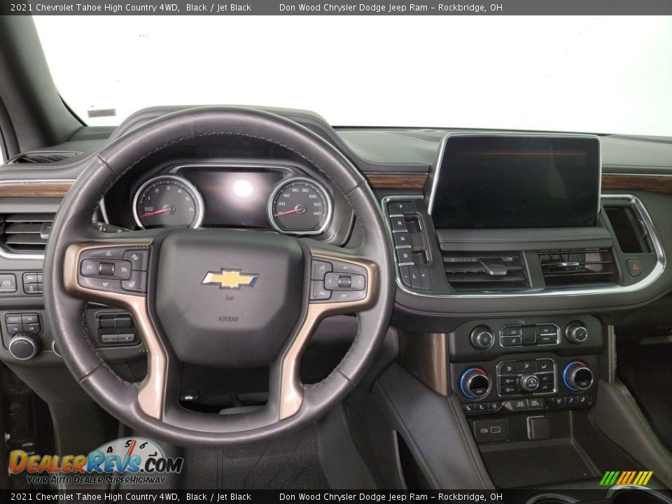 2021 Chevrolet Tahoe High Country 4WD Black / Jet Black Photo #23