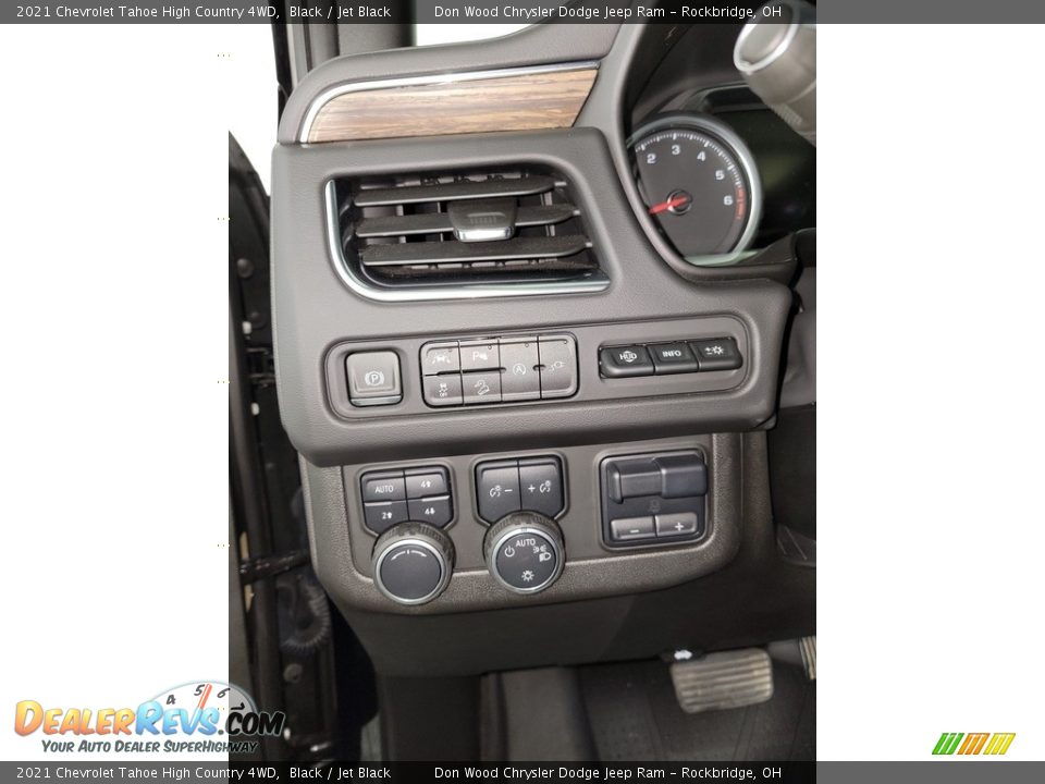2021 Chevrolet Tahoe High Country 4WD Black / Jet Black Photo #24