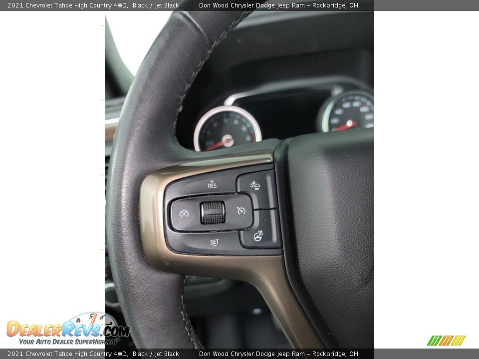 2021 Chevrolet Tahoe High Country 4WD Black / Jet Black Photo #25