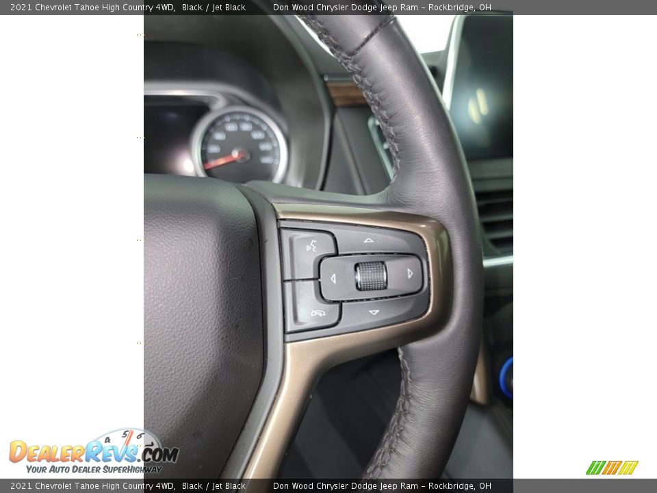 2021 Chevrolet Tahoe High Country 4WD Black / Jet Black Photo #26