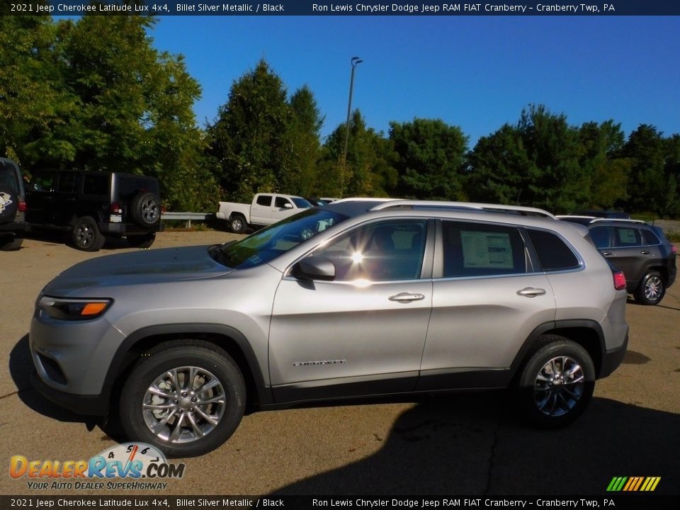 2021 Jeep Cherokee Latitude Lux 4x4 Billet Silver Metallic / Black Photo #9