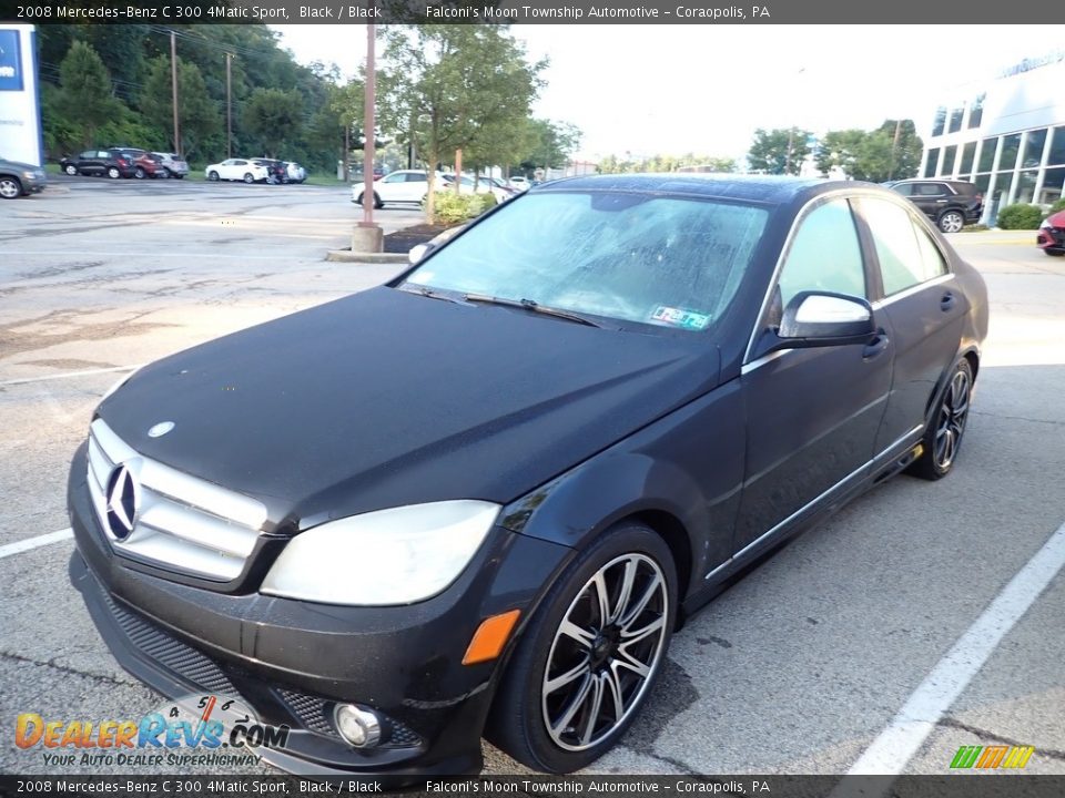 2008 Mercedes-Benz C 300 4Matic Sport Black / Black Photo #1