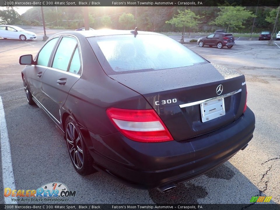 2008 Mercedes-Benz C 300 4Matic Sport Black / Black Photo #2