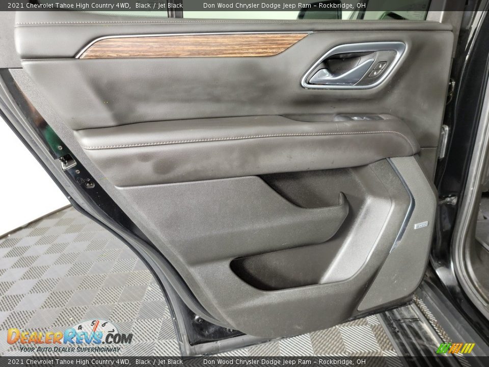 2021 Chevrolet Tahoe High Country 4WD Black / Jet Black Photo #31