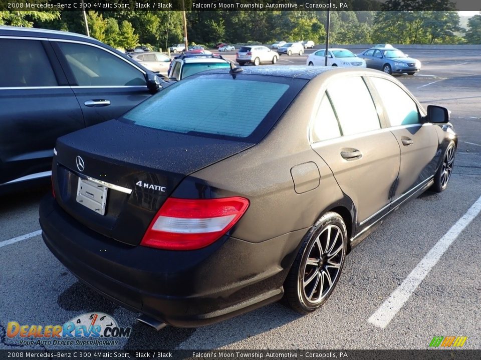 2008 Mercedes-Benz C 300 4Matic Sport Black / Black Photo #4