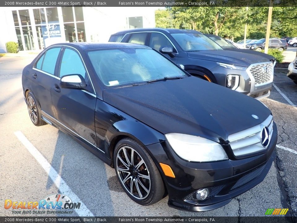 2008 Mercedes-Benz C 300 4Matic Sport Black / Black Photo #5