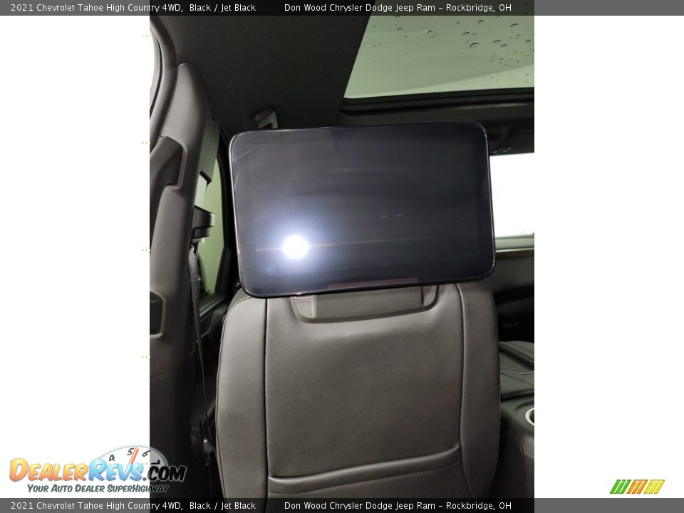 2021 Chevrolet Tahoe High Country 4WD Black / Jet Black Photo #34