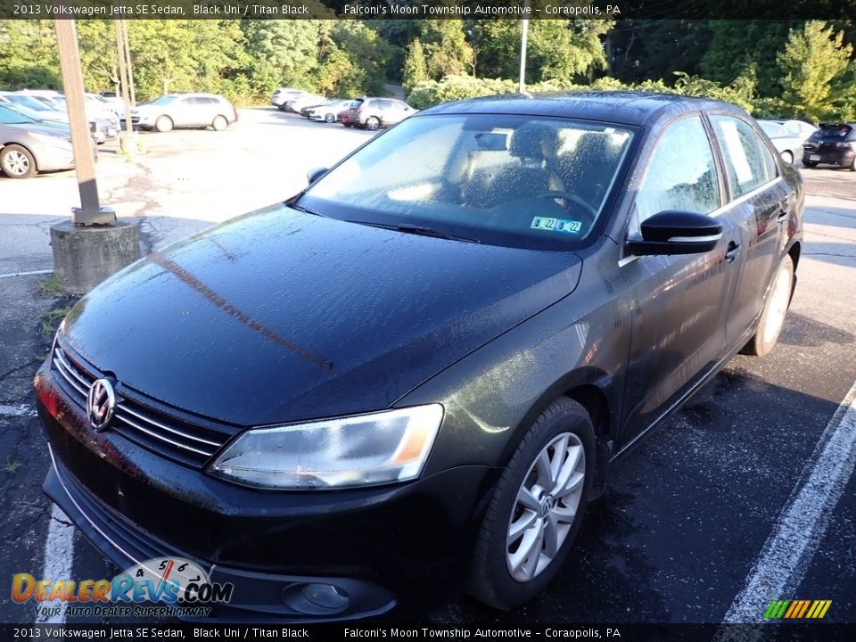 2013 Volkswagen Jetta SE Sedan Black Uni / Titan Black Photo #1