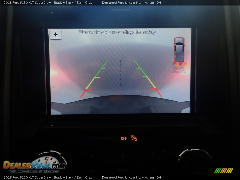 2018 Ford F150 XLT SuperCrew Shadow Black / Earth Gray Photo #3