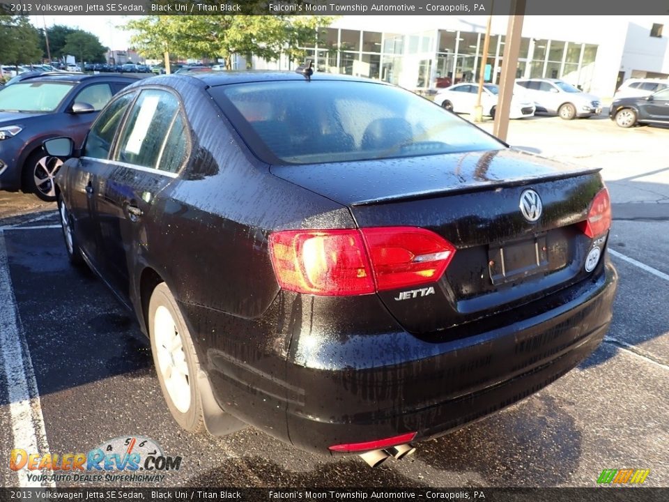 2013 Volkswagen Jetta SE Sedan Black Uni / Titan Black Photo #2