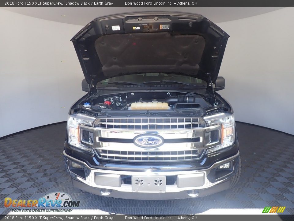 2018 Ford F150 XLT SuperCrew Shadow Black / Earth Gray Photo #7