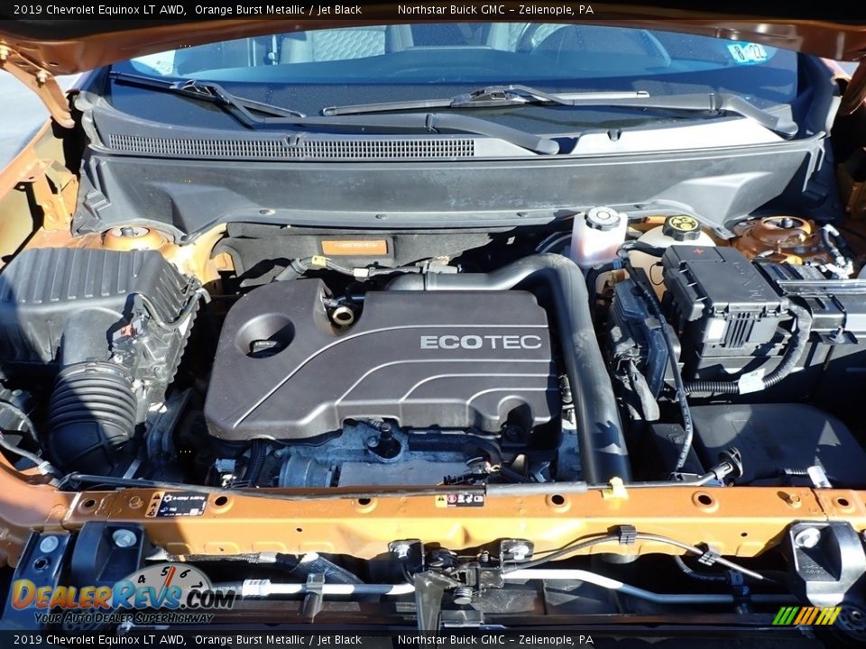 2019 Chevrolet Equinox LT AWD Orange Burst Metallic / Jet Black Photo #2