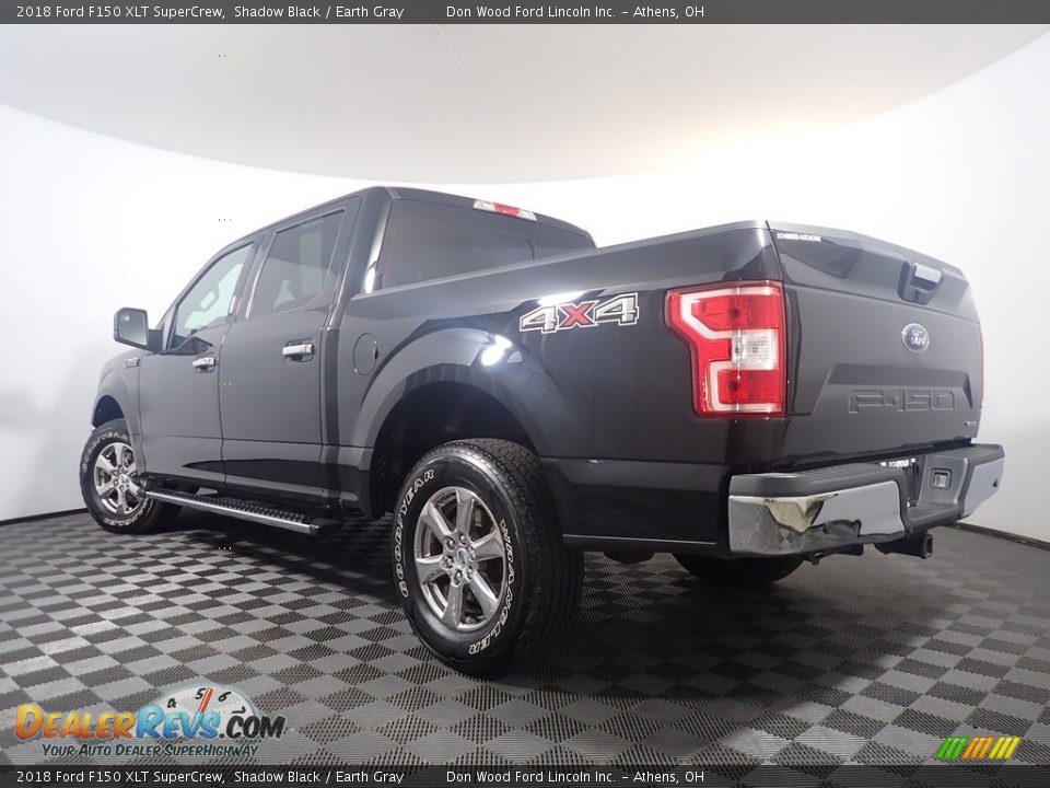 2018 Ford F150 XLT SuperCrew Shadow Black / Earth Gray Photo #12