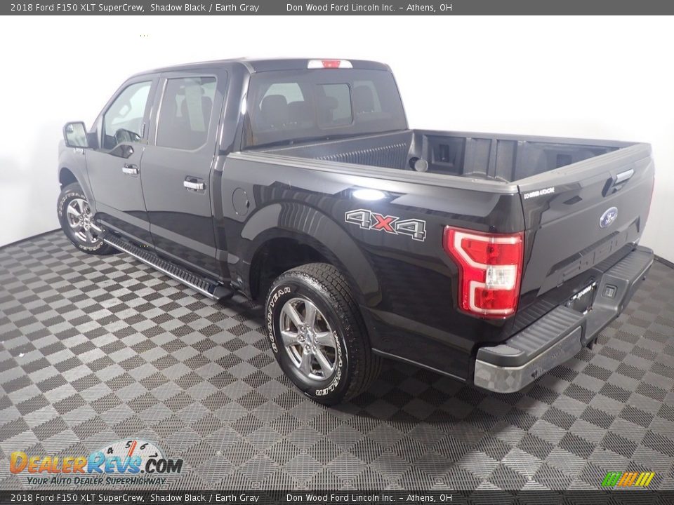 2018 Ford F150 XLT SuperCrew Shadow Black / Earth Gray Photo #13