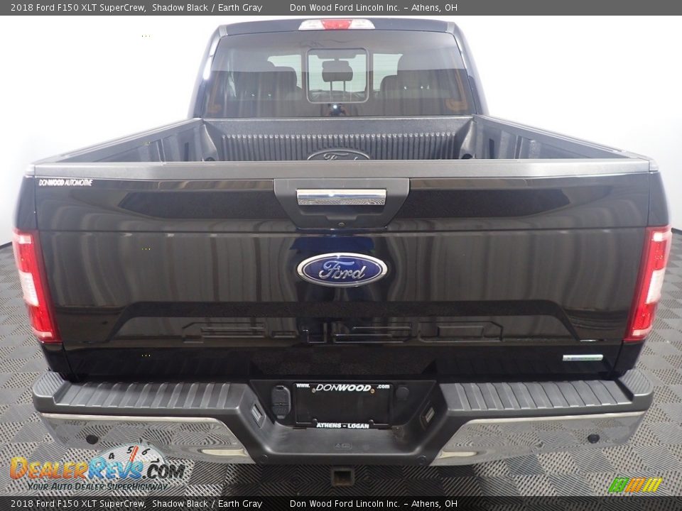 2018 Ford F150 XLT SuperCrew Shadow Black / Earth Gray Photo #14