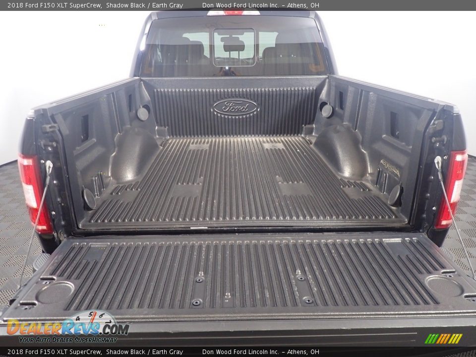 2018 Ford F150 XLT SuperCrew Shadow Black / Earth Gray Photo #15