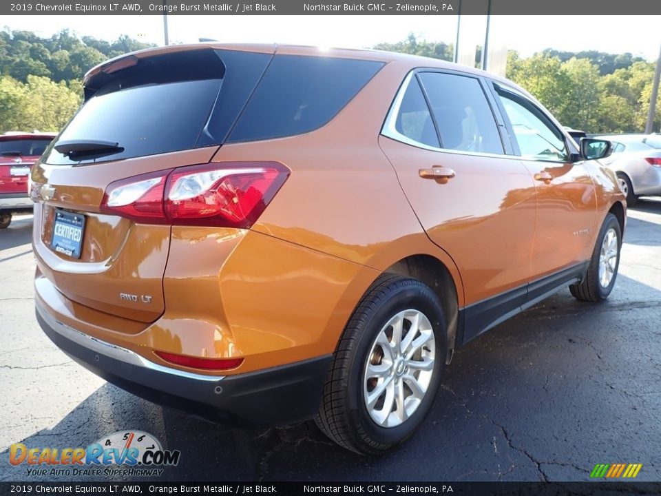 2019 Chevrolet Equinox LT AWD Orange Burst Metallic / Jet Black Photo #9