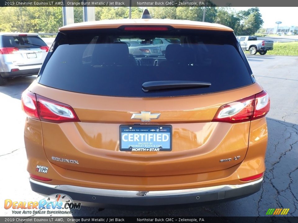 2019 Chevrolet Equinox LT AWD Orange Burst Metallic / Jet Black Photo #10
