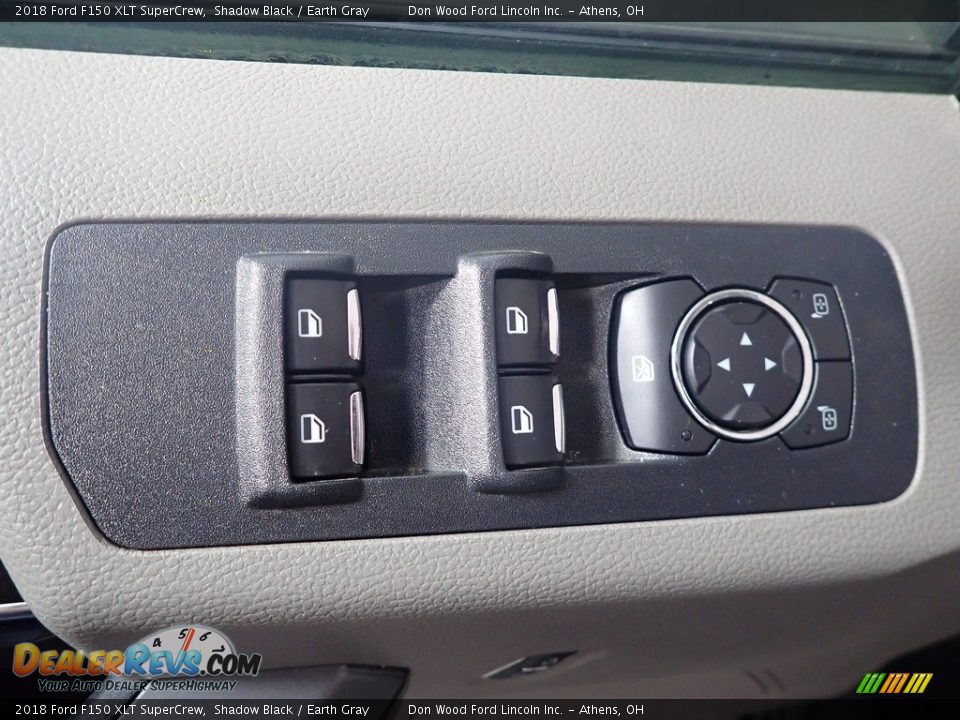 2018 Ford F150 XLT SuperCrew Shadow Black / Earth Gray Photo #22