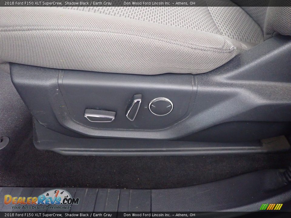 2018 Ford F150 XLT SuperCrew Shadow Black / Earth Gray Photo #24