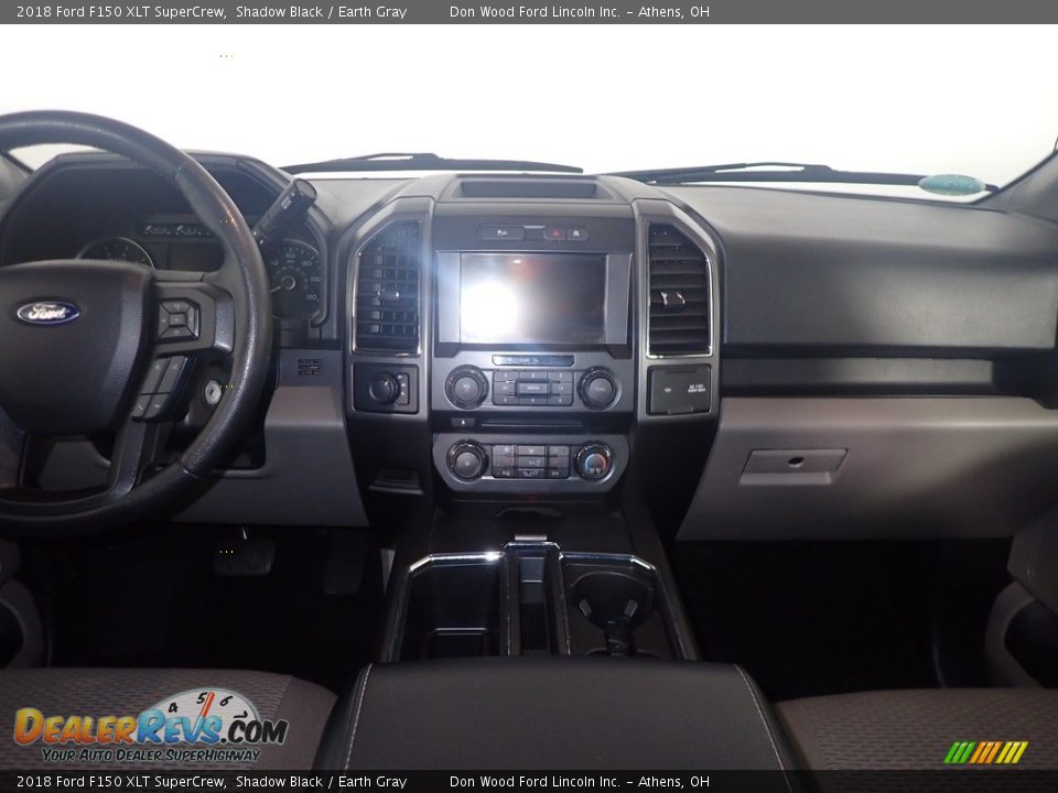 2018 Ford F150 XLT SuperCrew Shadow Black / Earth Gray Photo #26