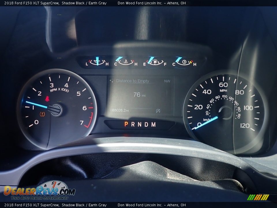 2018 Ford F150 XLT SuperCrew Shadow Black / Earth Gray Photo #29