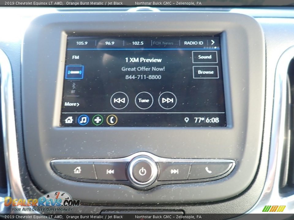 2019 Chevrolet Equinox LT AWD Orange Burst Metallic / Jet Black Photo #24