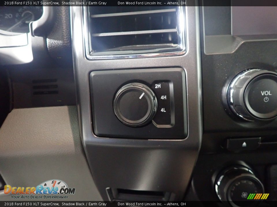 2018 Ford F150 XLT SuperCrew Shadow Black / Earth Gray Photo #33