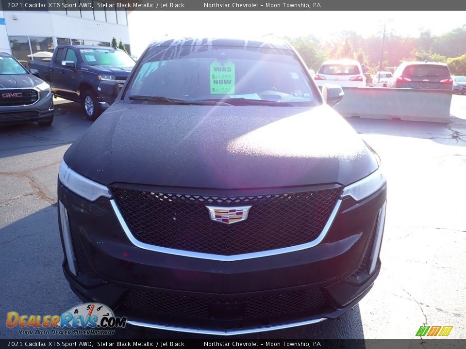 2021 Cadillac XT6 Sport AWD Stellar Black Metallic / Jet Black Photo #10